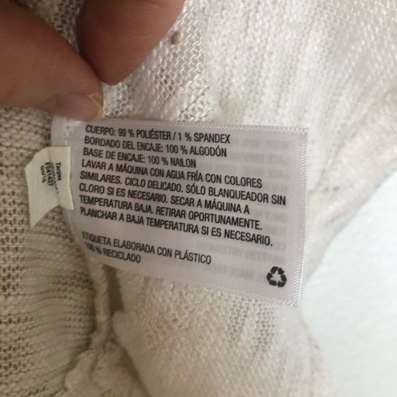 Xhilaration juniors sweetheart neckline lace long sleeves knit t shirt - Picture 7 of 9